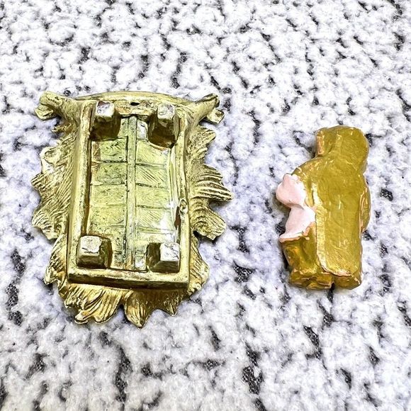 VTG Nativity Paper Mache 9 Figurine Set Baby Jesus Manger Mary Joseph Wise Men - Picture 16 of 16